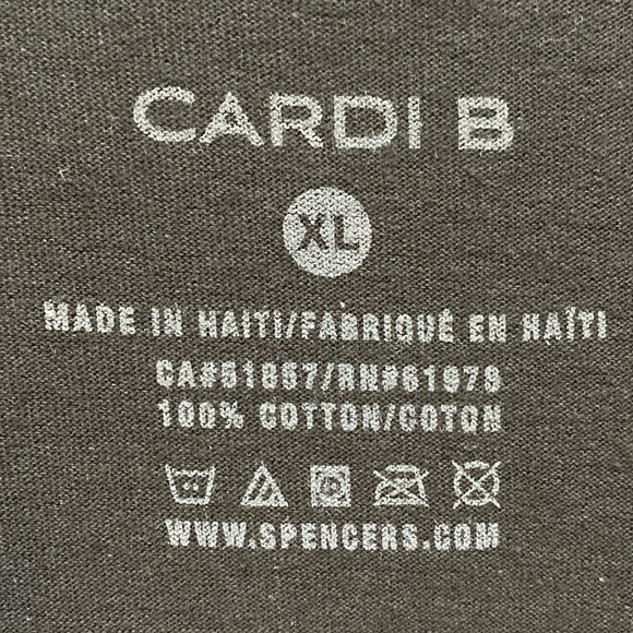 Cardi B Graphic T-Shirt - Size Extra Large XL - NWT - Picture 3 of 3